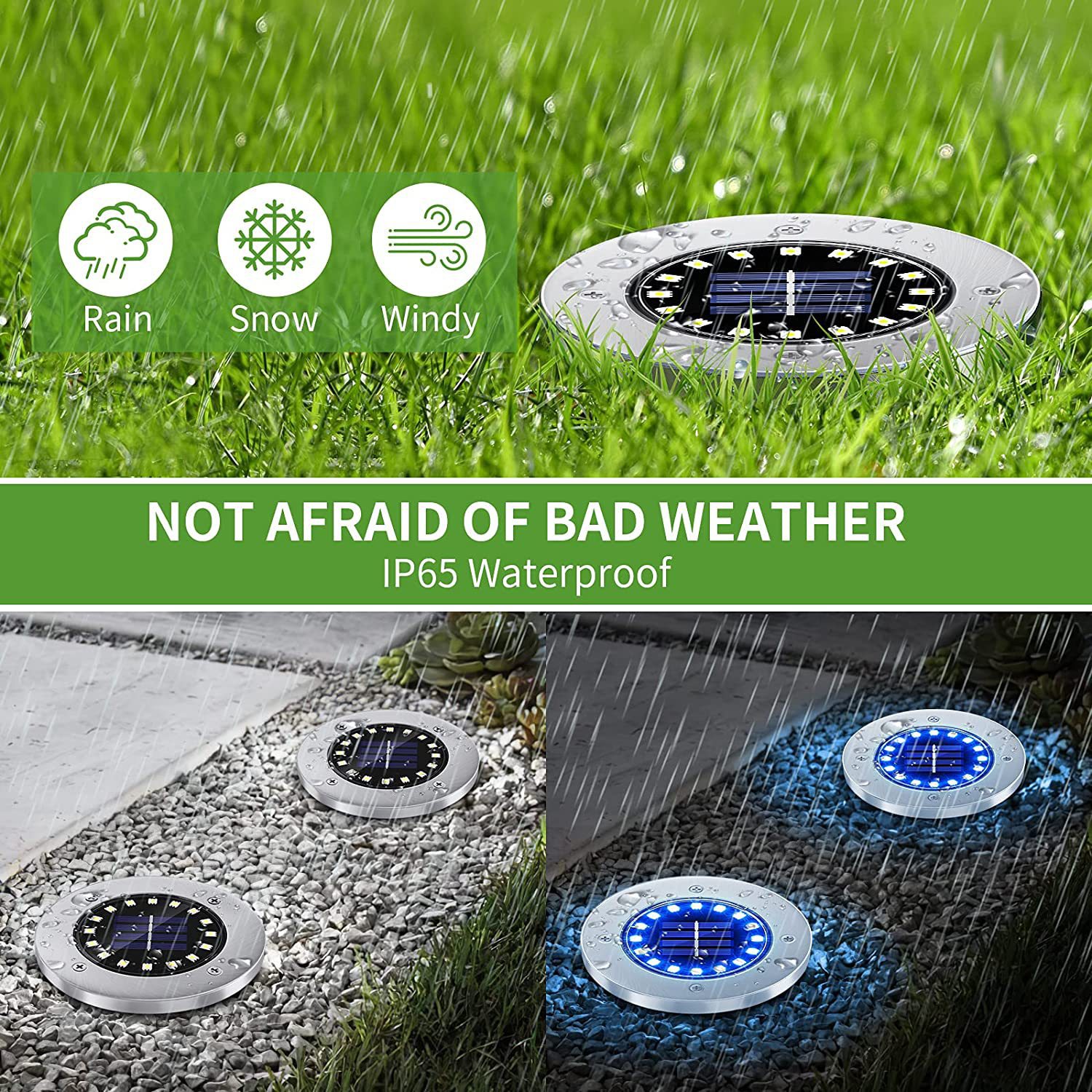 Sale OFF 49%💥Solar Powered Floor Path LED Light