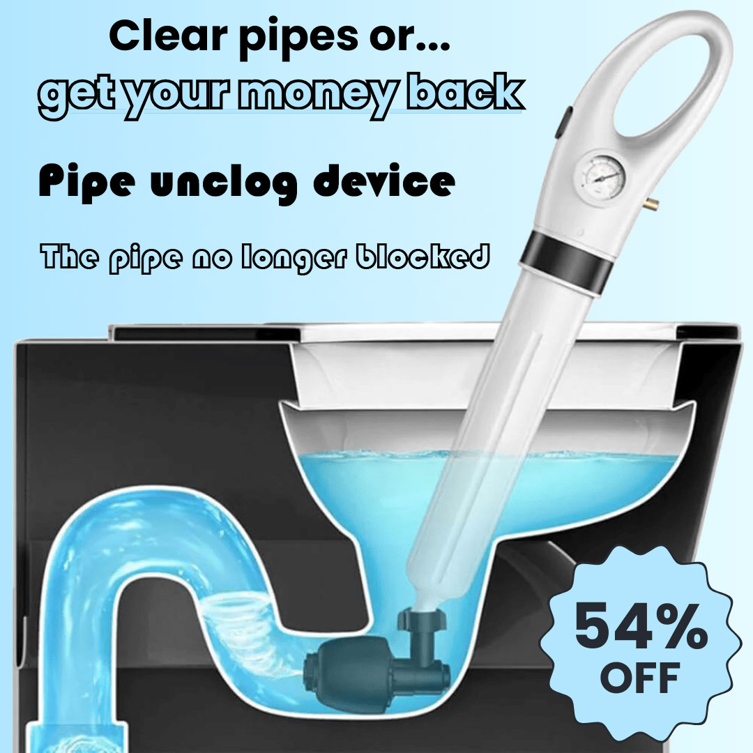🔥 Household High-pressure Manual Toilet Drain Pipe Unblocker