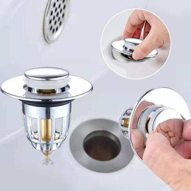 Sink and Shower Drain Filter Plug Set