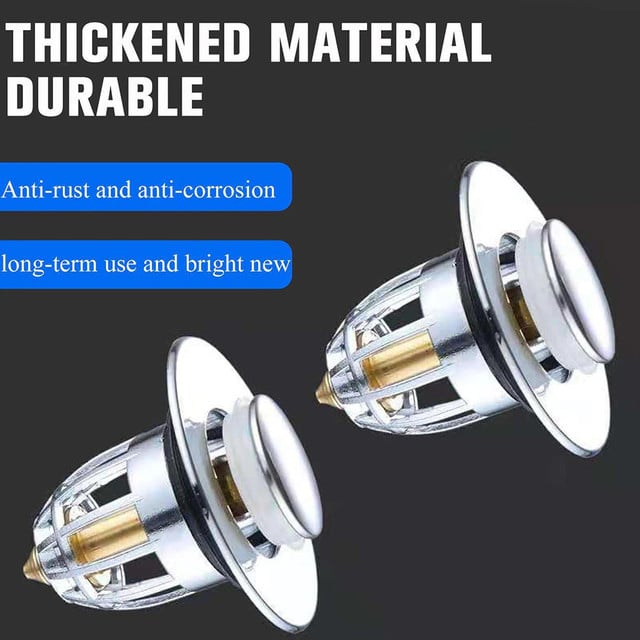 Sink and Shower Drain Filter Plug Set