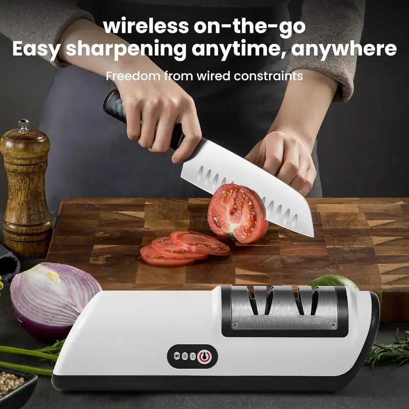 Wireless Charging Electric Knife Sharpener