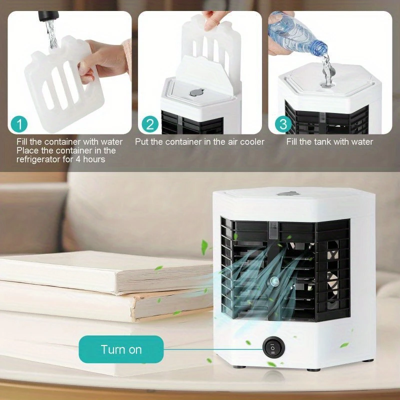 Portable Air Conditioner, Quick & Fast Cooling Fan