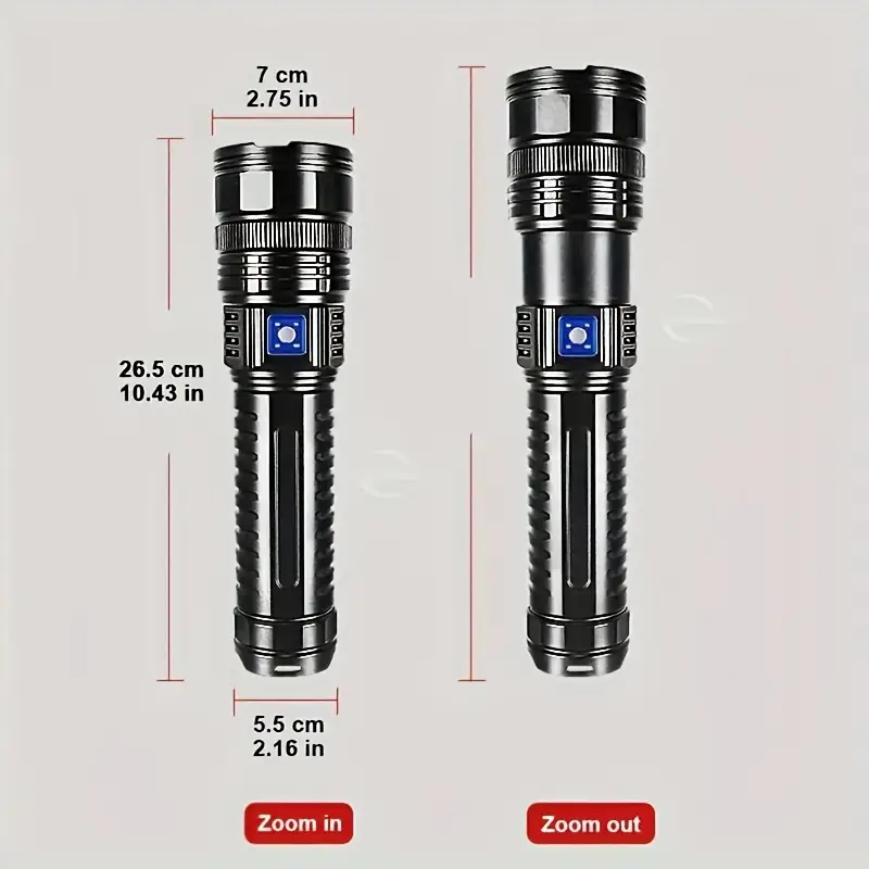12,000 lumens Ultra-Bright LED Flashlight