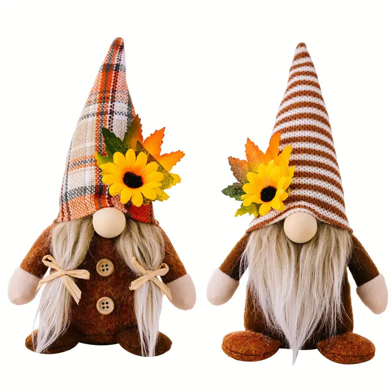 🎃2PCS Fall Decor Gnomes Plush