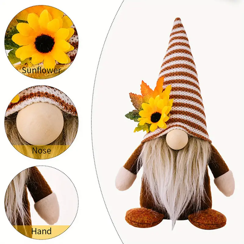 🎃2PCS Fall Decor Gnomes Plush