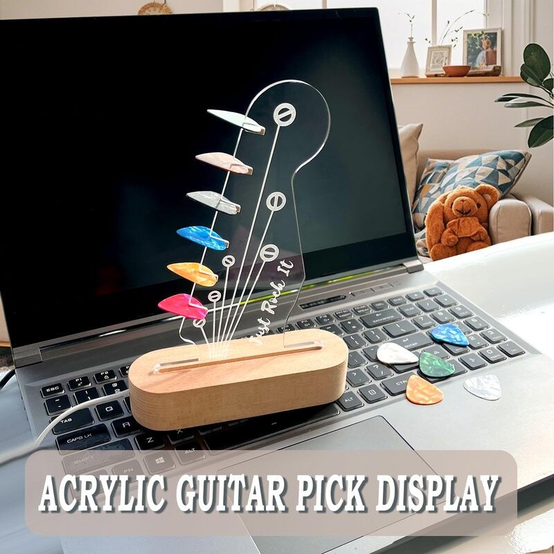 🔥LAST DAY SALE 20% OFF🔥Light Up Guitar Pick Holder