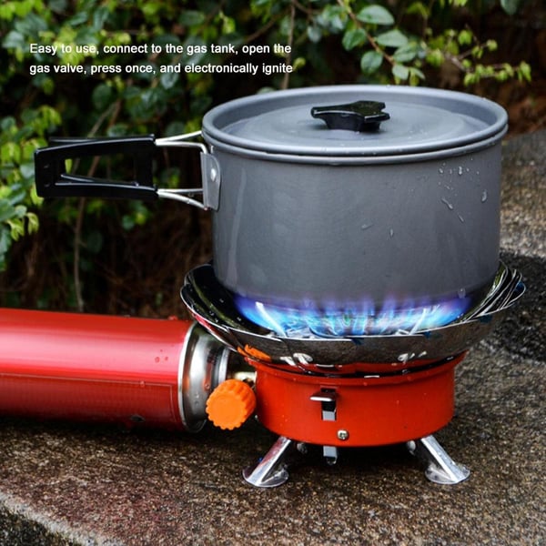 Portable Stainless Steel Gas Stove for Outdoor Camping