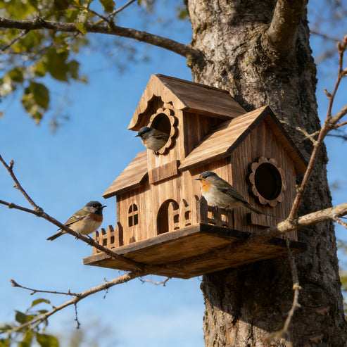 Forest Guardian Oak Birdhouse