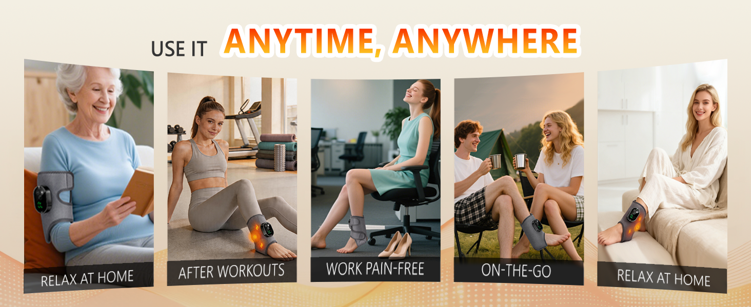 Cordless & Rechargeable for On-the-Go Relaxation