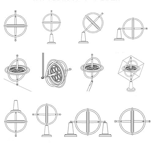 🔥Last Day 49% OFF- Precision Gyroscope Metal Anti-Gravity Spinning Top