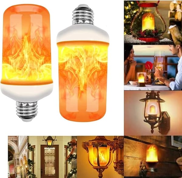 🔥LED Flame Light Bulb With Gravity Sensing Effect