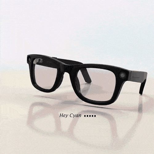 AI Smart Camera Glasses with Real-Time Translation & Object Recognition Supports ChatGPT