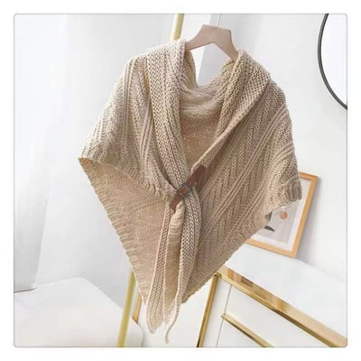 Multifunctional Triangle Shawl for Ladies