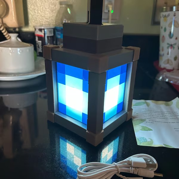 🔥Summer Sale 49% OFF - Pixelated Night Light Lantern