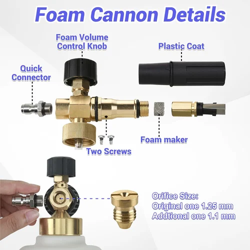 🔥Hot Sale-49% OFF-🧼Foam Cannon Dual Connector Accessory