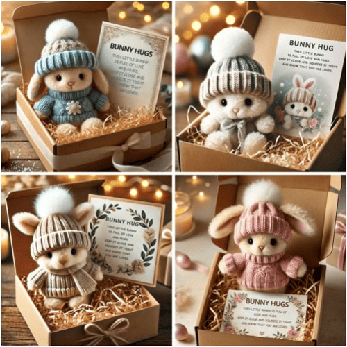 🔥49% OFF - 🐇Handmade Mini Bunny Hug Cute Easter Gift