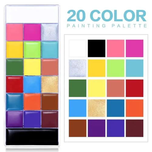 👻2024 Face Body Paint Oil Palette,🎃Halloween,Performance,Cosplay