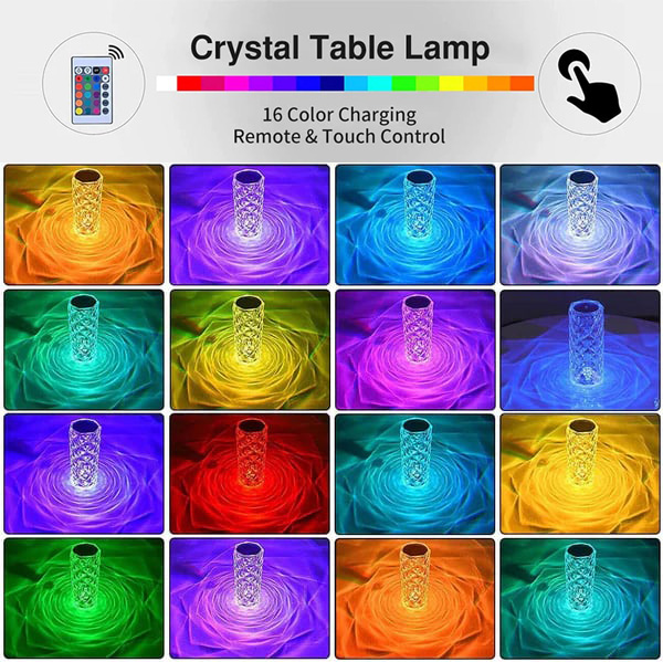 🔥BIG SALE - 49% OFF🔥🔥- Touching Control Rose Lamp✨