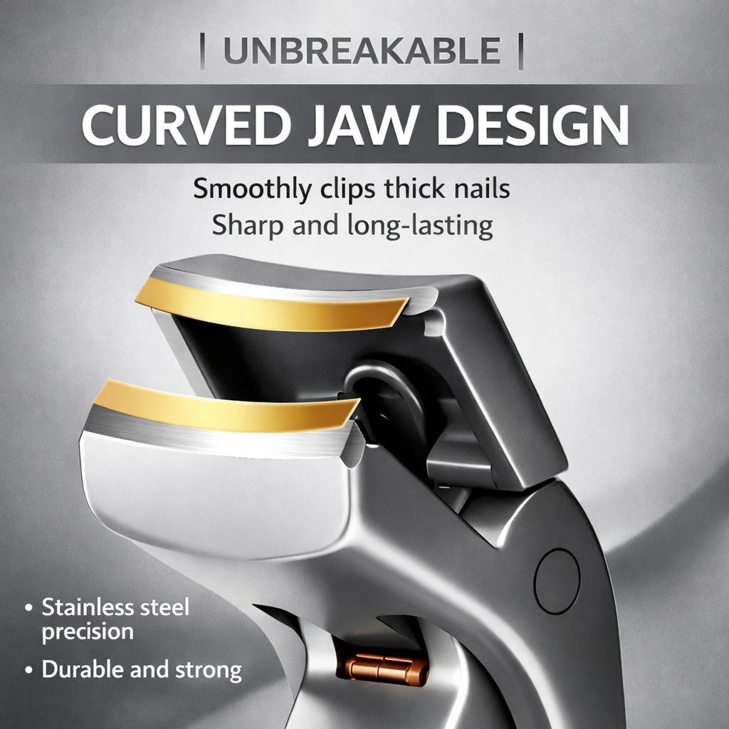 Heavy-Duty Safety Nail Clipper – Easy Trimming for Seniors