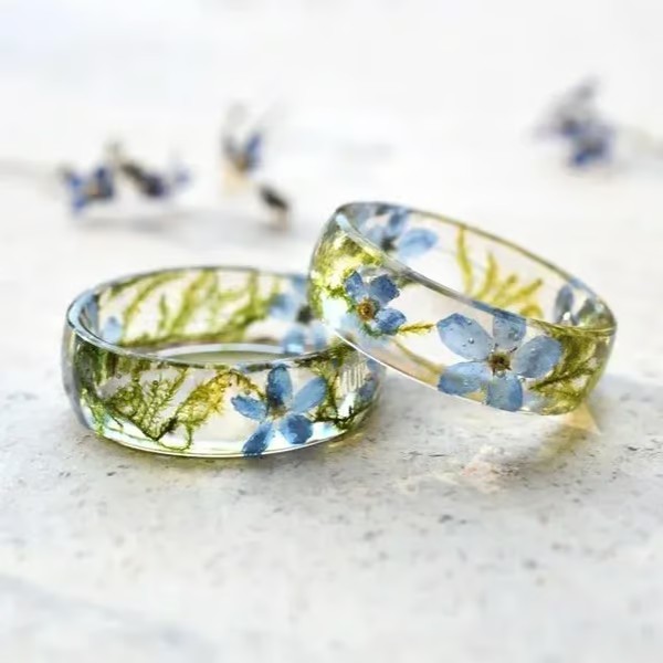 🌸2025 Spring New Sale - Handmade Floral Ring