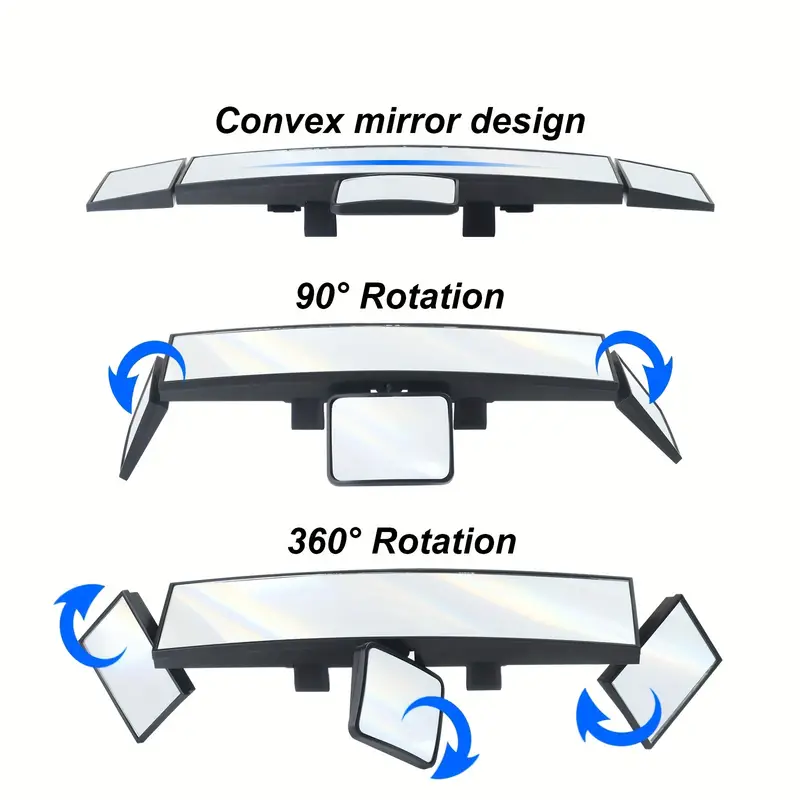 2024 New Quadruple Folding Car Mirror