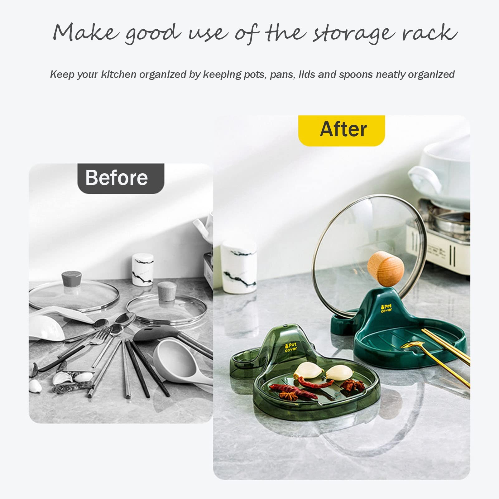 🎁💝2023 CHRISTMAS GIFT🔥Multifunction Kitchen Spatula Rack( BUY 1 GET 1 FREE )