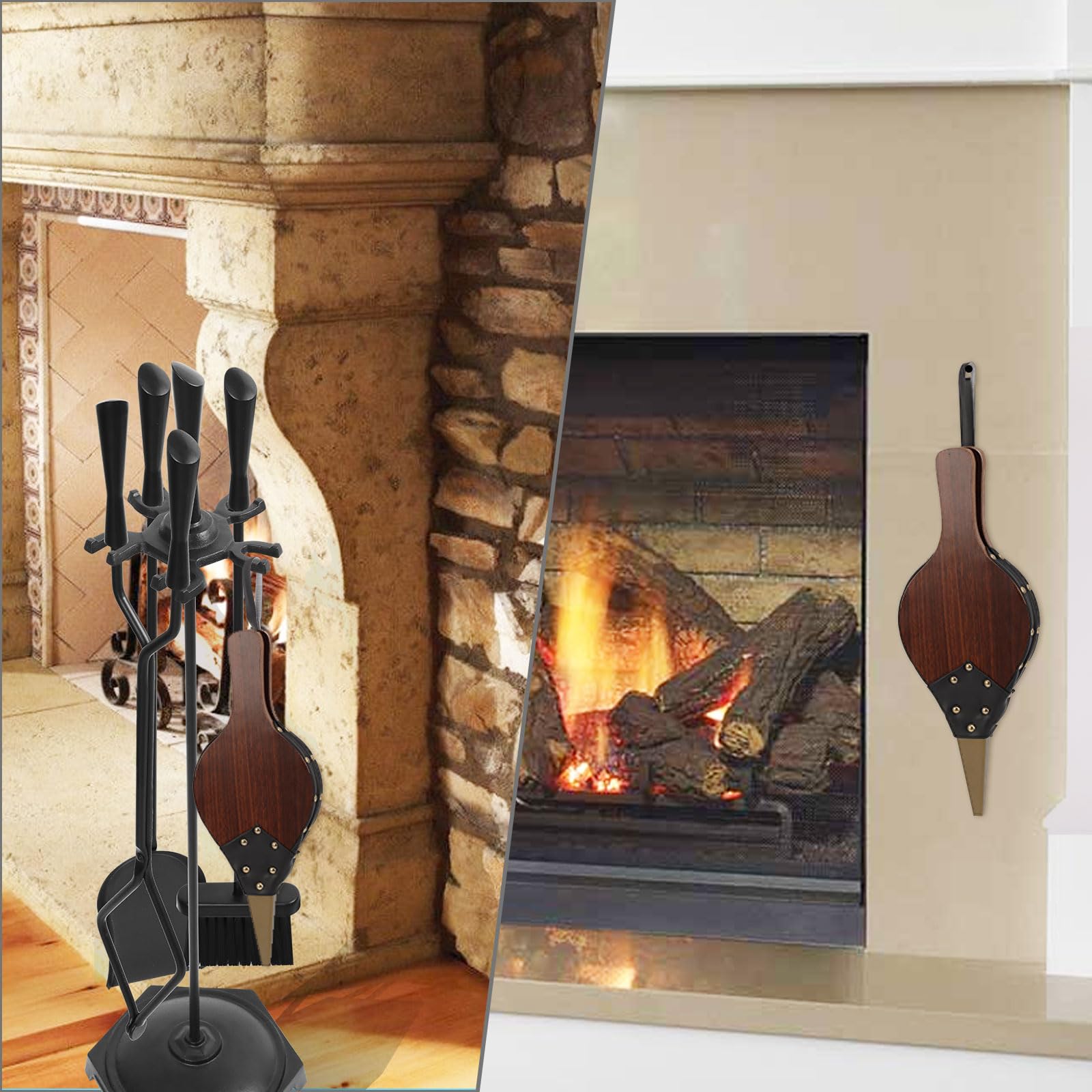 Fireplace Bellows Air Blower Cast Nozzle