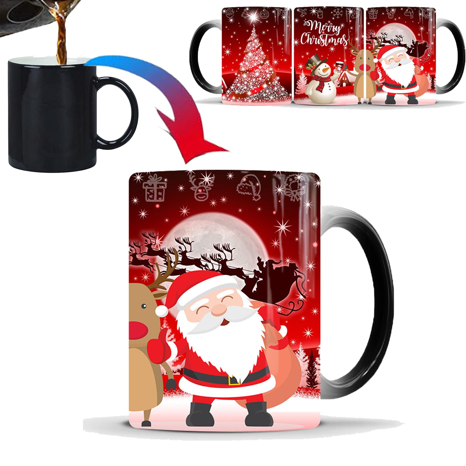 Magic Color Changing Christmas Mug
