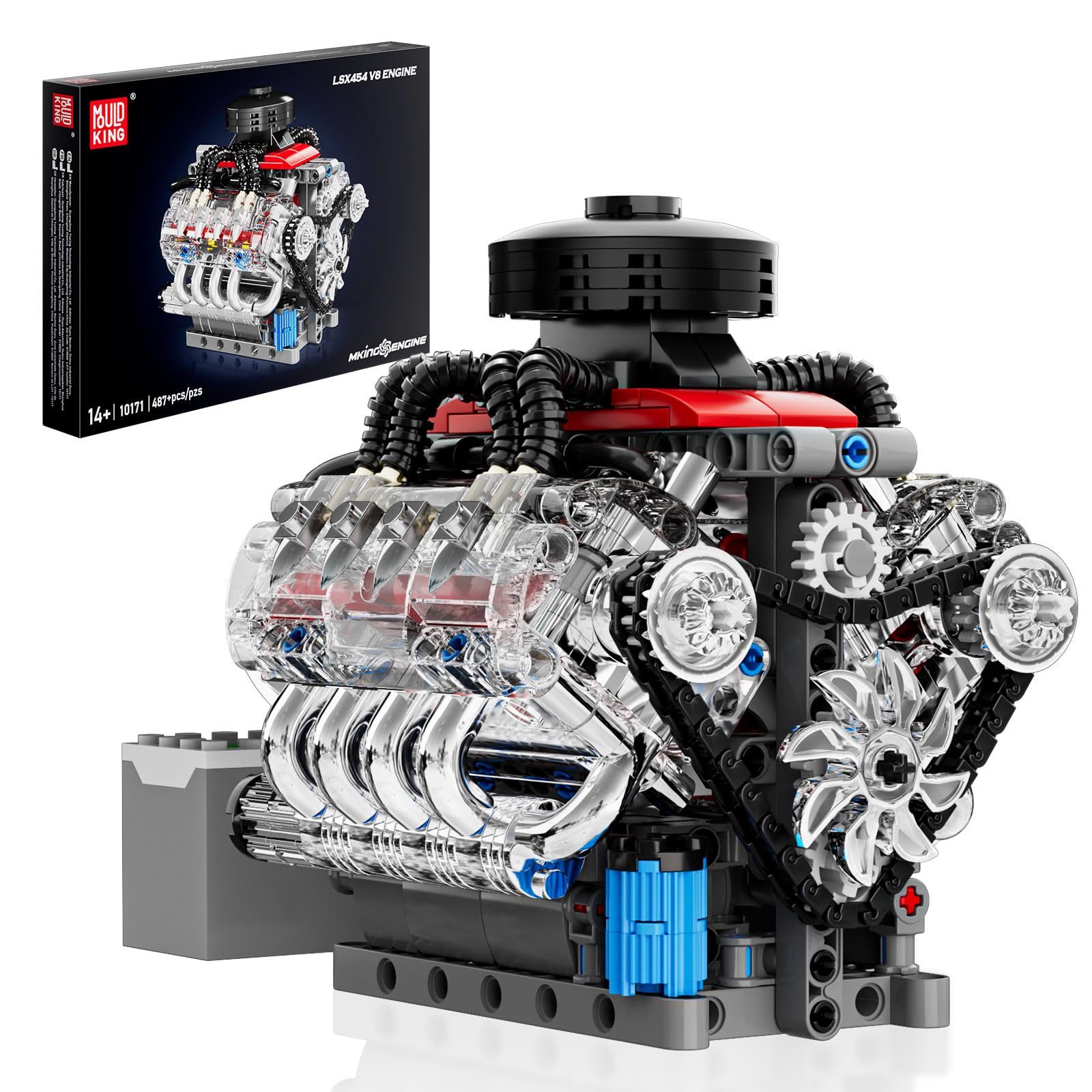 LIMITED EDITION 🚗Teching V8 Car Engine Model Kit