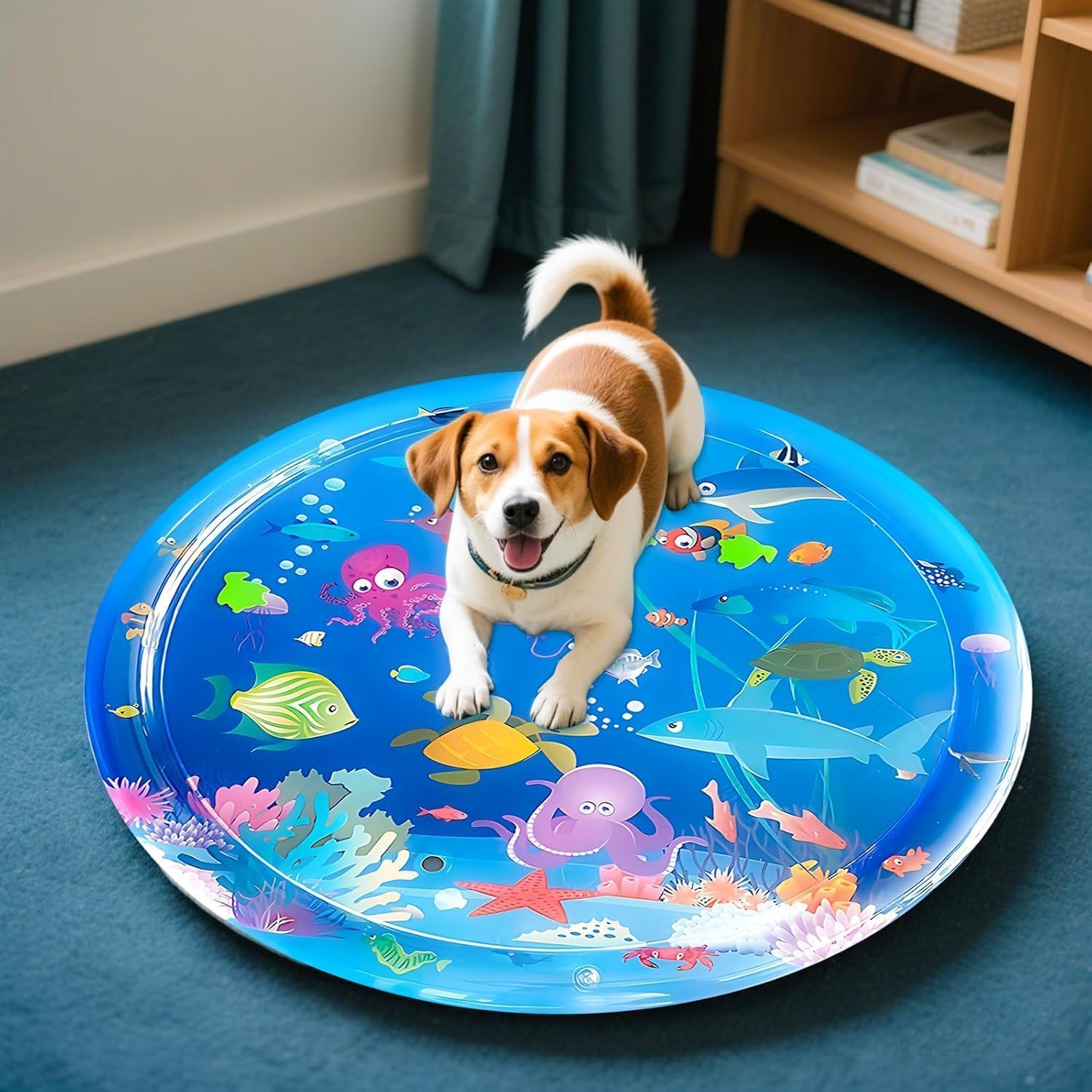 2025 New Thickened Summer Pets Cooling Water Sensory Play Mat for Cats Dog
