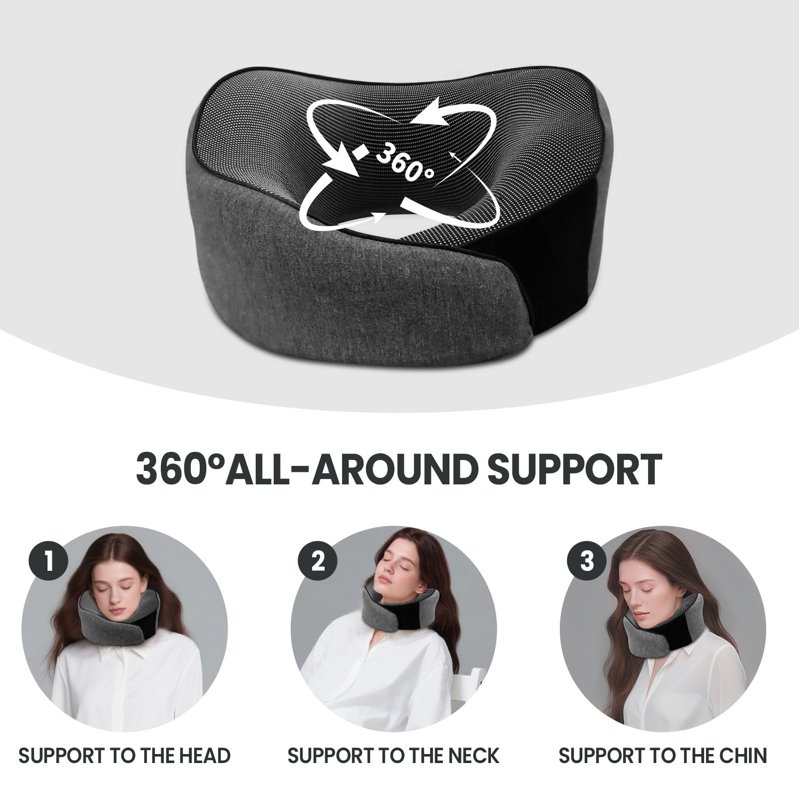 360° Support Pillows for Sleeping