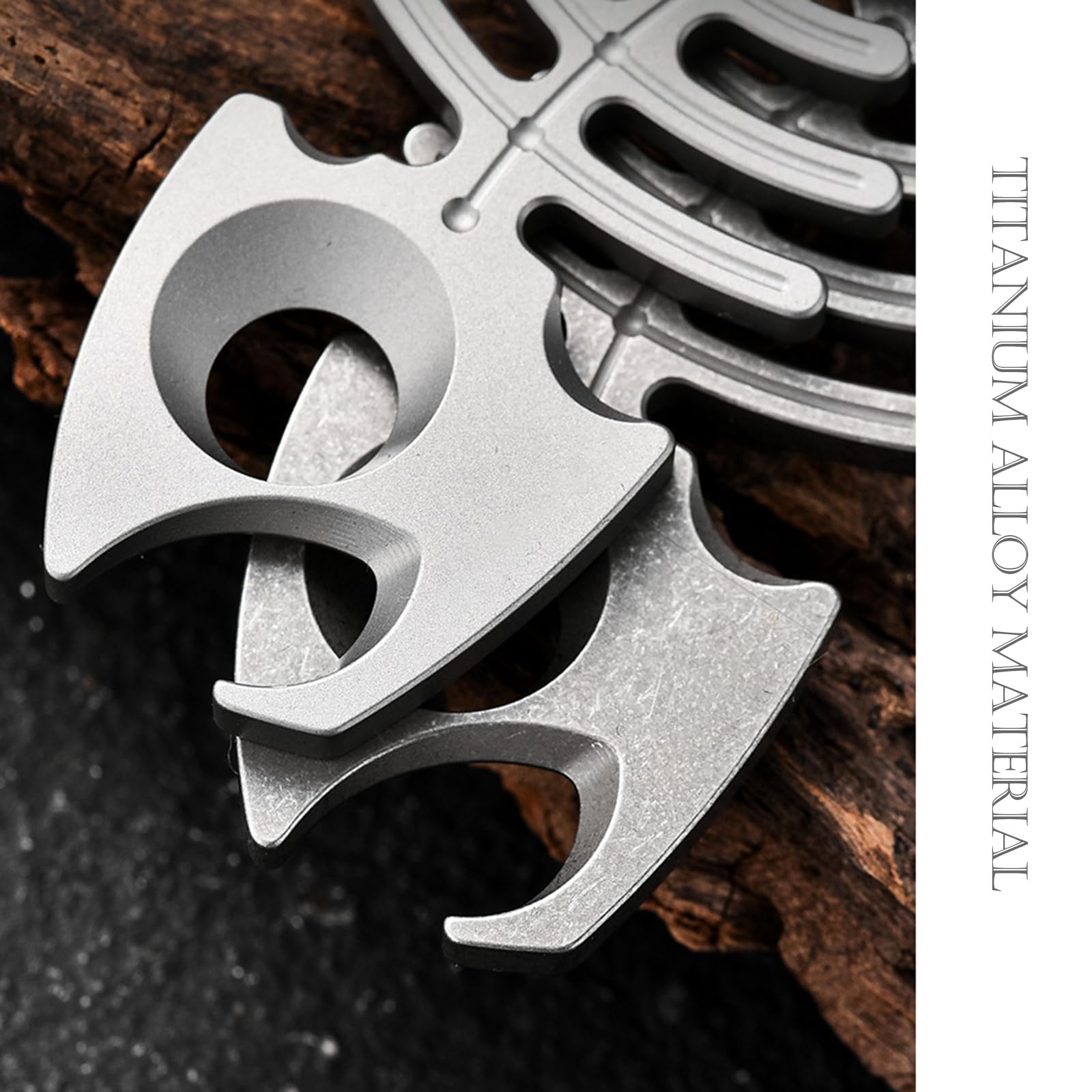 Owl & Fishbone Titanium EDC Multi-Tool