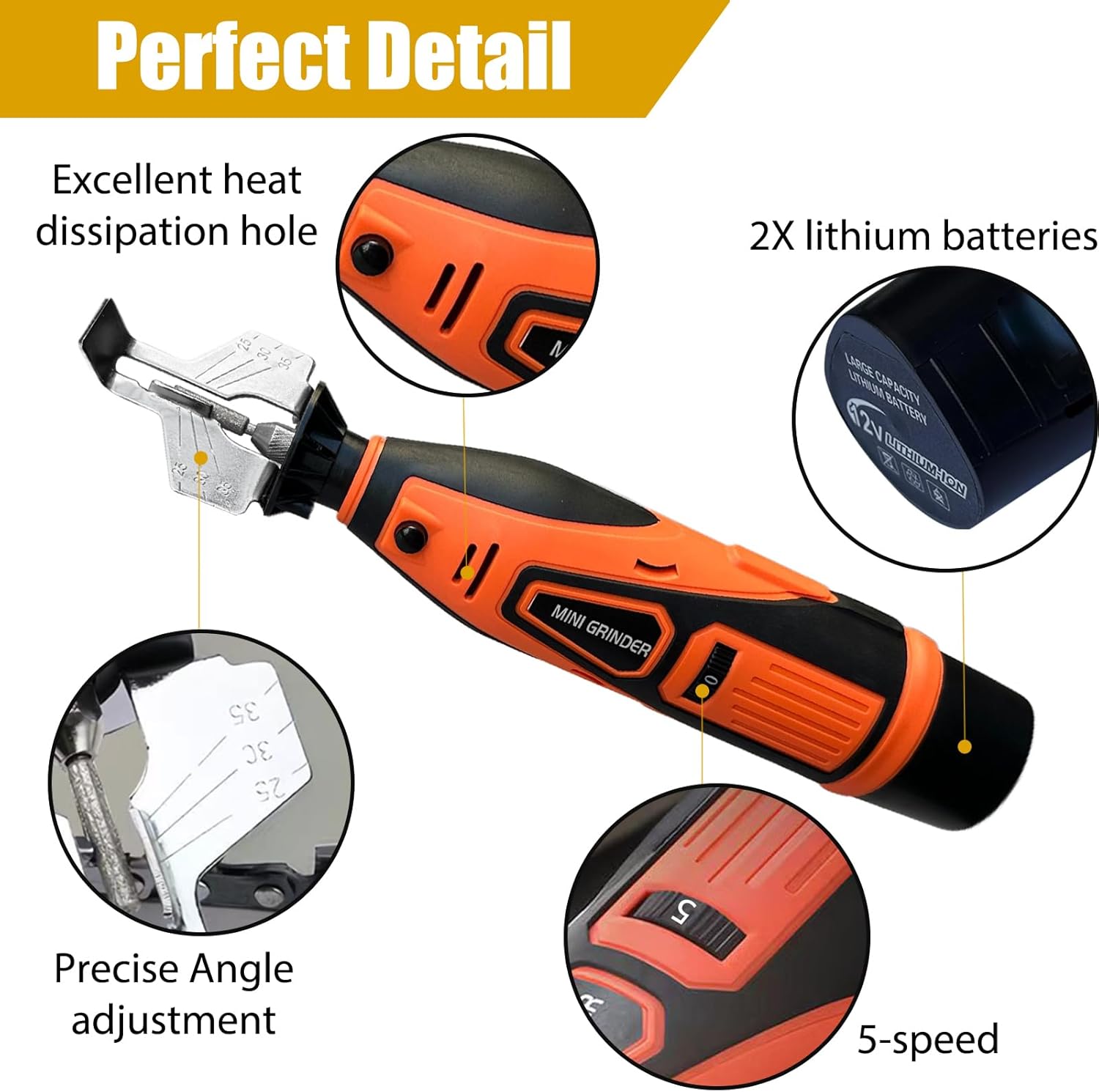 Cordless Electric Chainsaw Sharpener Kit