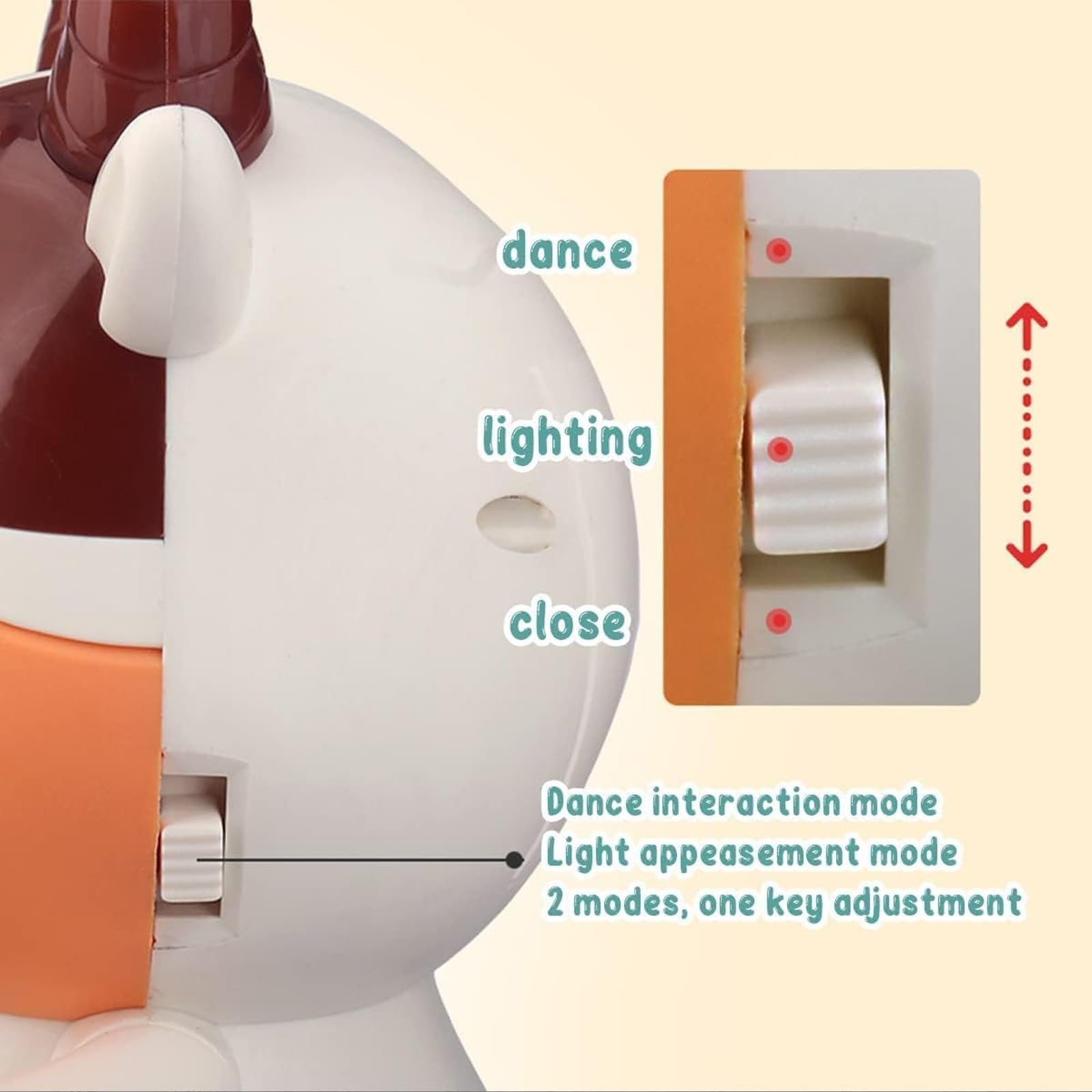 Light Up Dancing Cow Toy