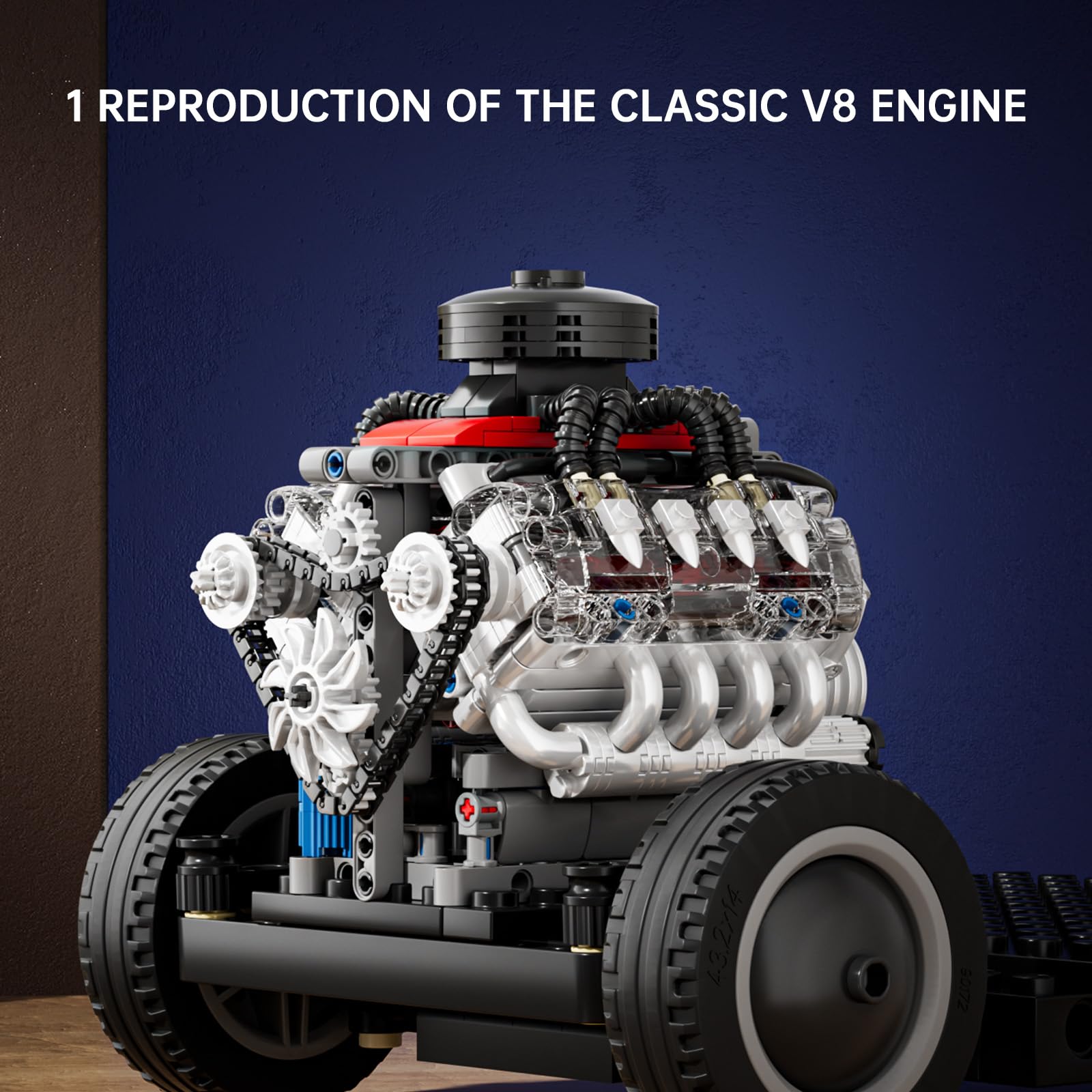 LIMITED EDITION 🚗Teching V8 Car Engine Model Kit