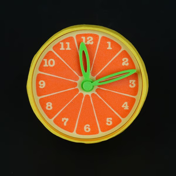 🍊Citrus Clock – Your Kitchen's New Conversation Starter!"​​ 🍋