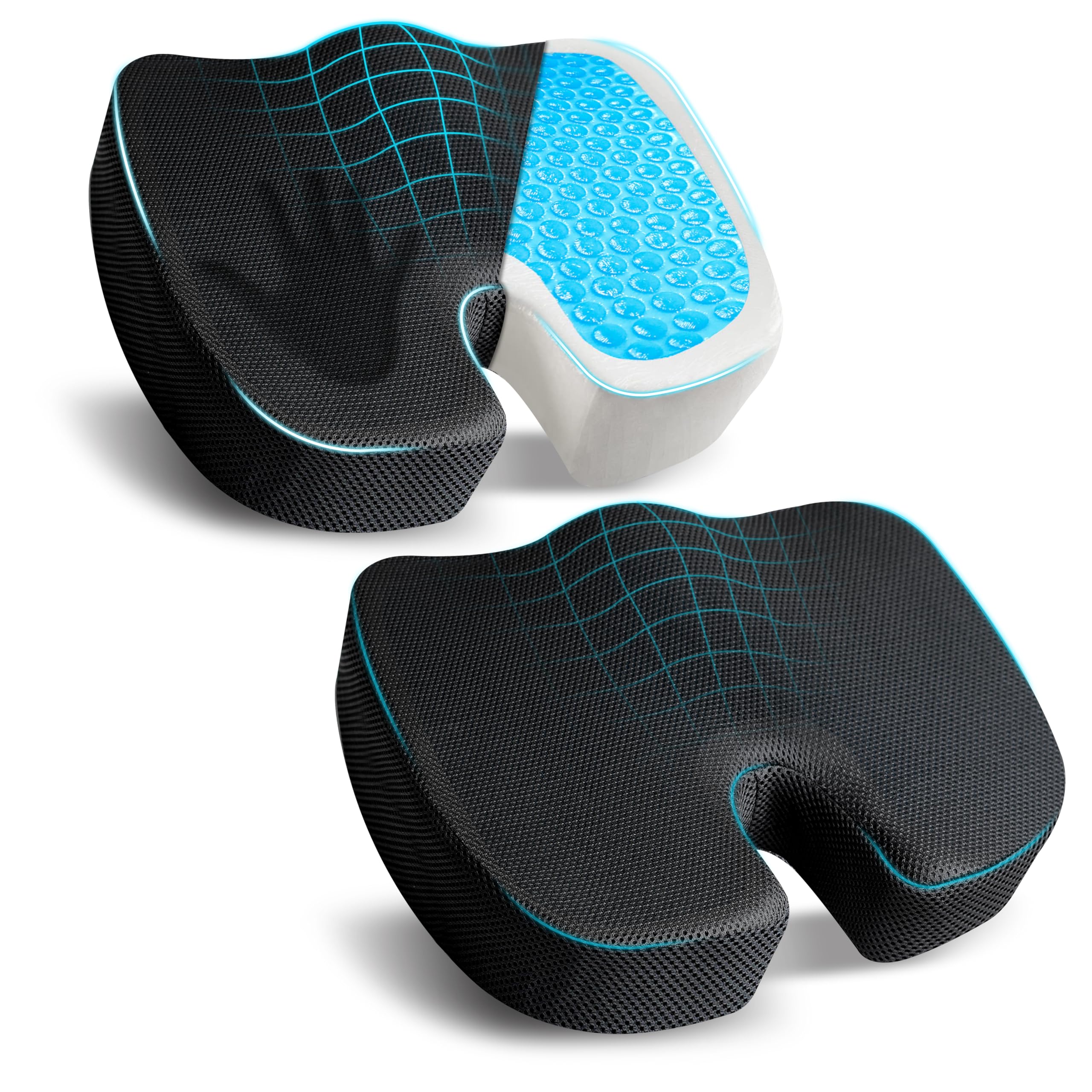 Cooling Gel Enhanced Seat Cushion