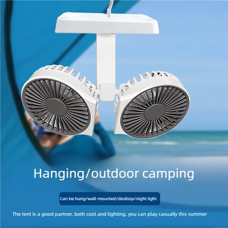 ✨ 2025 New Upgraded Dual Head USB Fan🎁