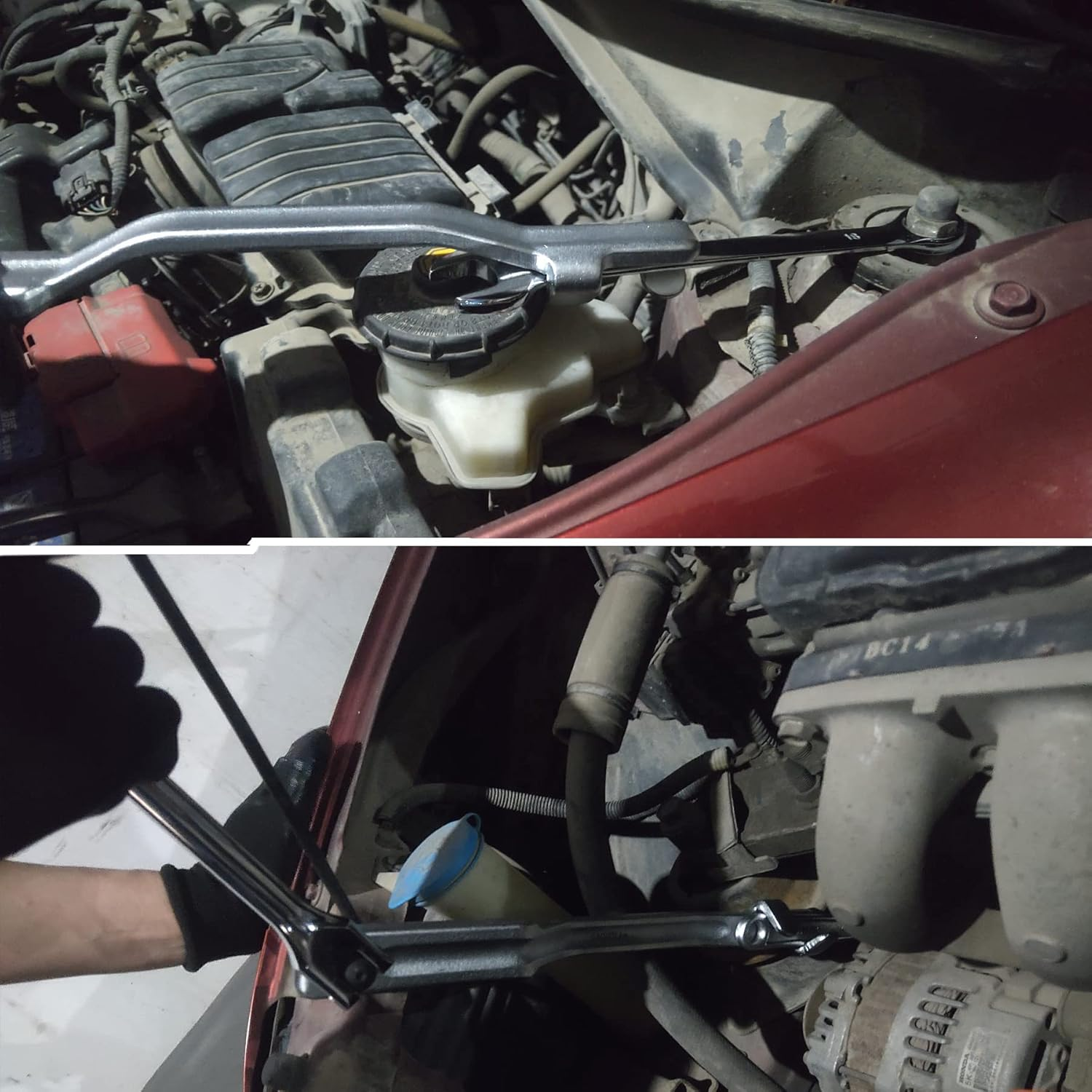 Universal Wrench Extender Tool Bar and Conversion Adapter