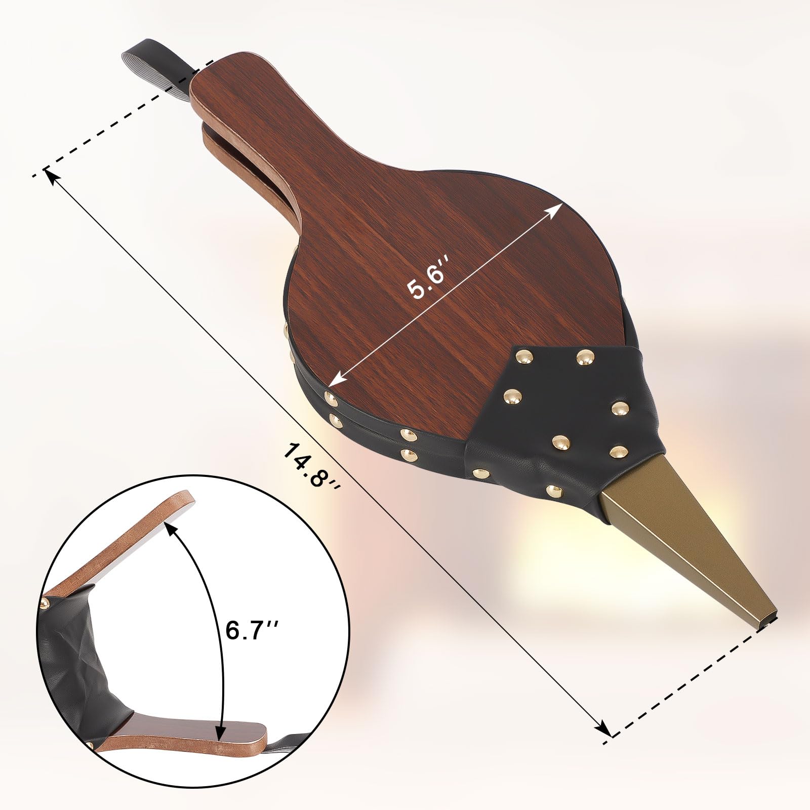 Fireplace Bellows Air Blower Cast Nozzle