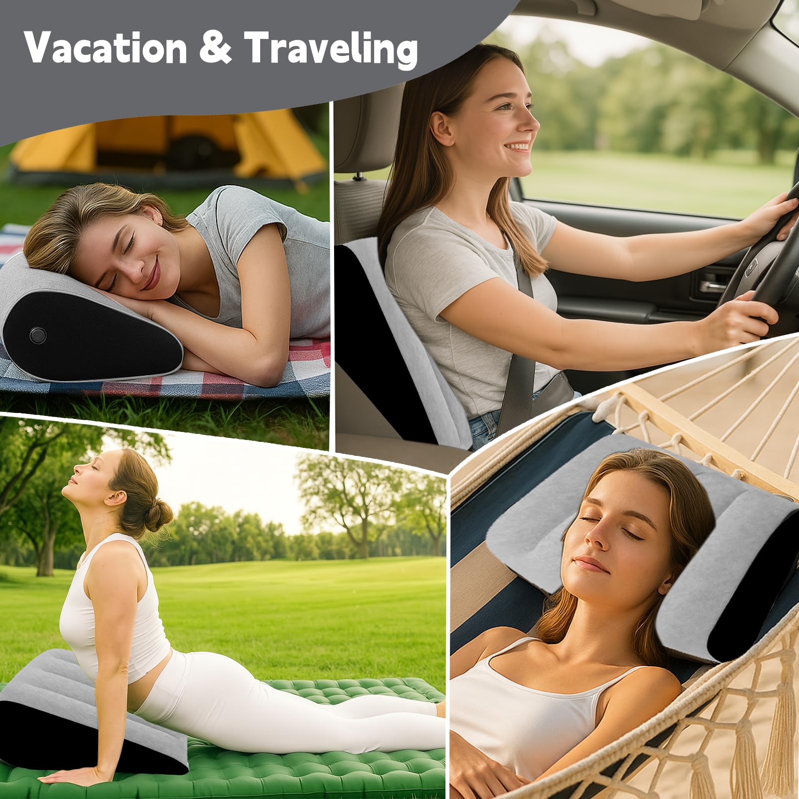 Portable Wedge Pillow Inflatable Cushion