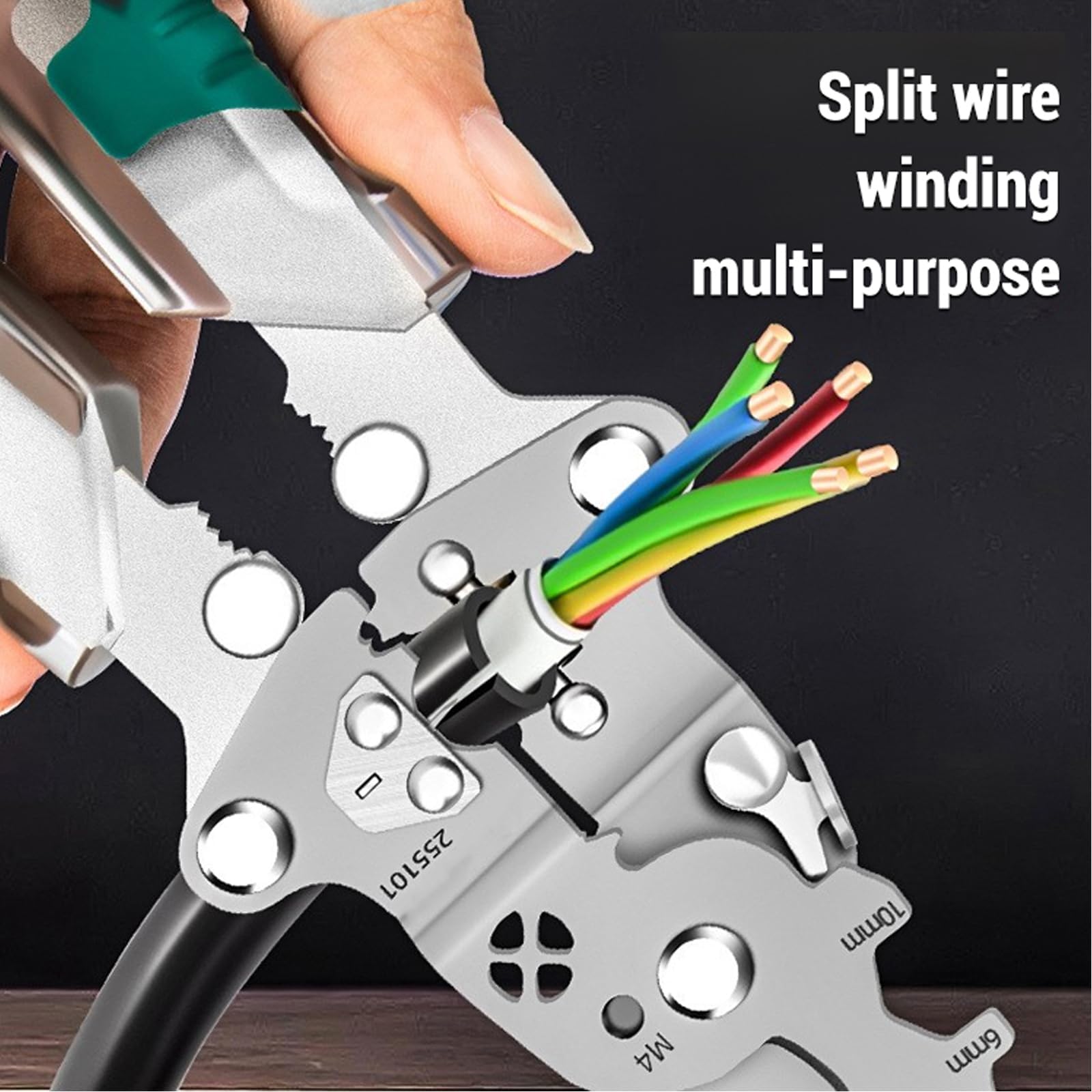 2025 New Tuvilo 20-in-1 Folding Stylus Screwdriver Wire Stripper