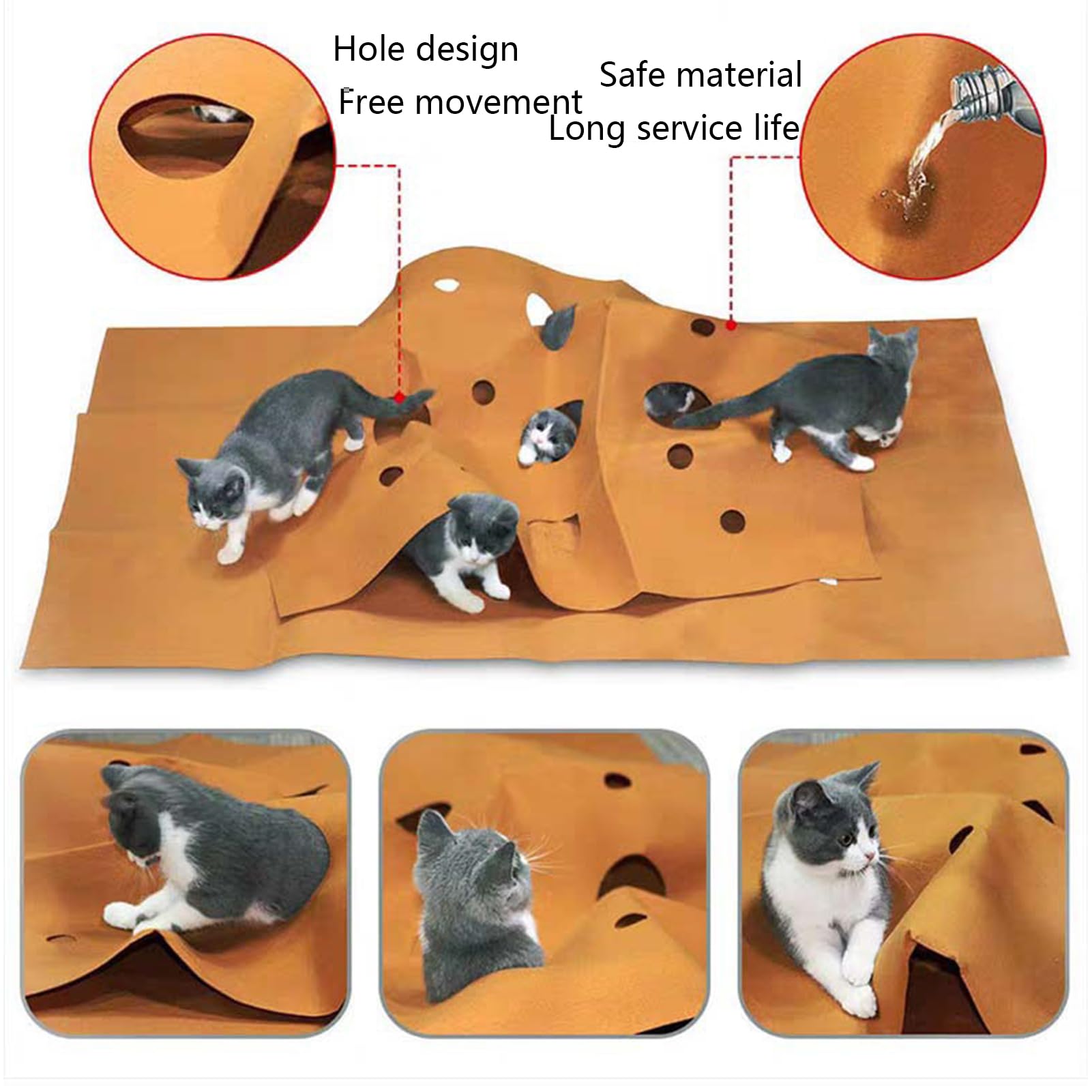 Fun Interactive Pet Activity Play Rug