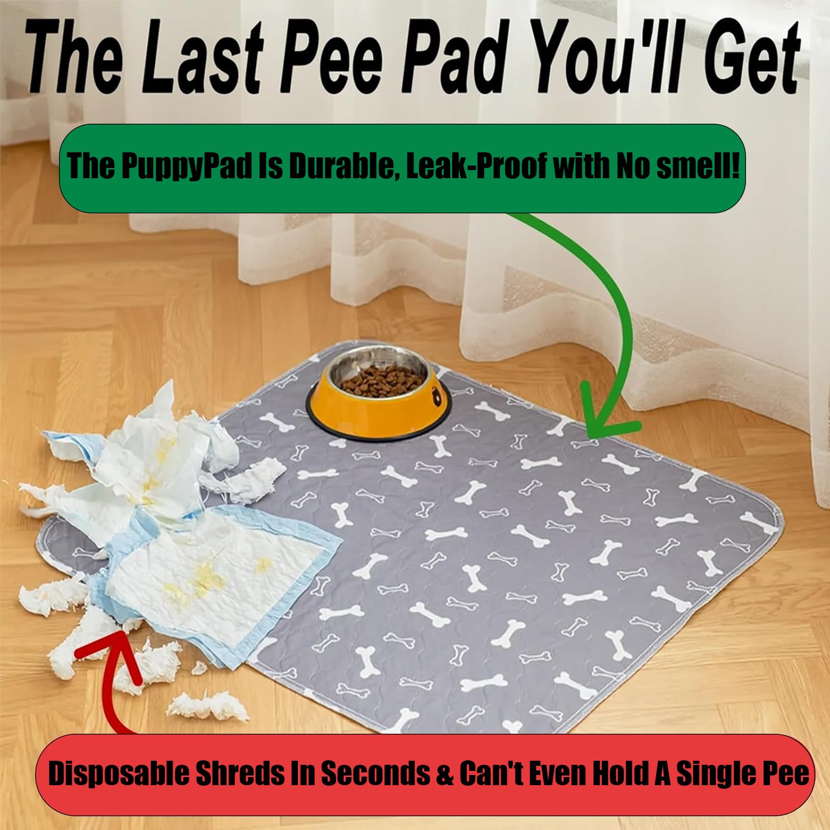2026 Upgraded Washable Puppy Pad with Pheromones