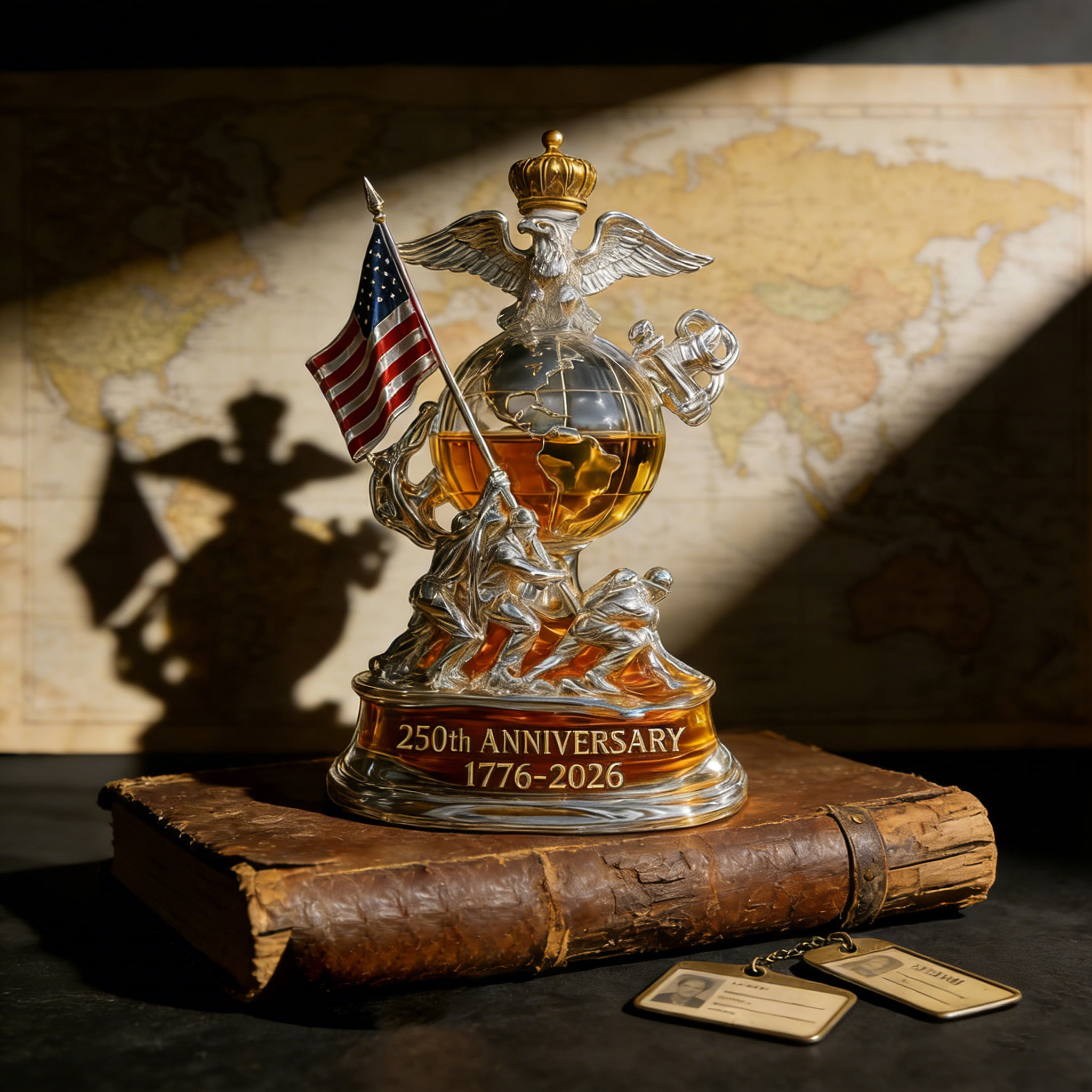 U.S. 250th Anniversary Whiskey Bottle