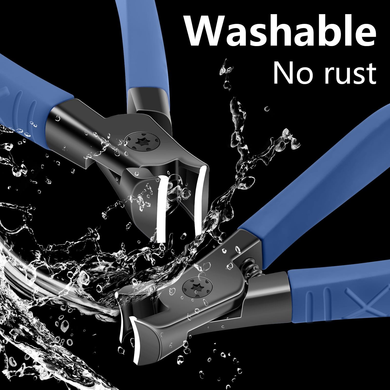 Non-Slip Long Handle Nail Clippers for Thick Nails