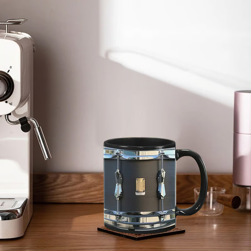 🎅Xmas Sales 60% OFF🔥Vintage Drum Mug Funny Drumming Gifts