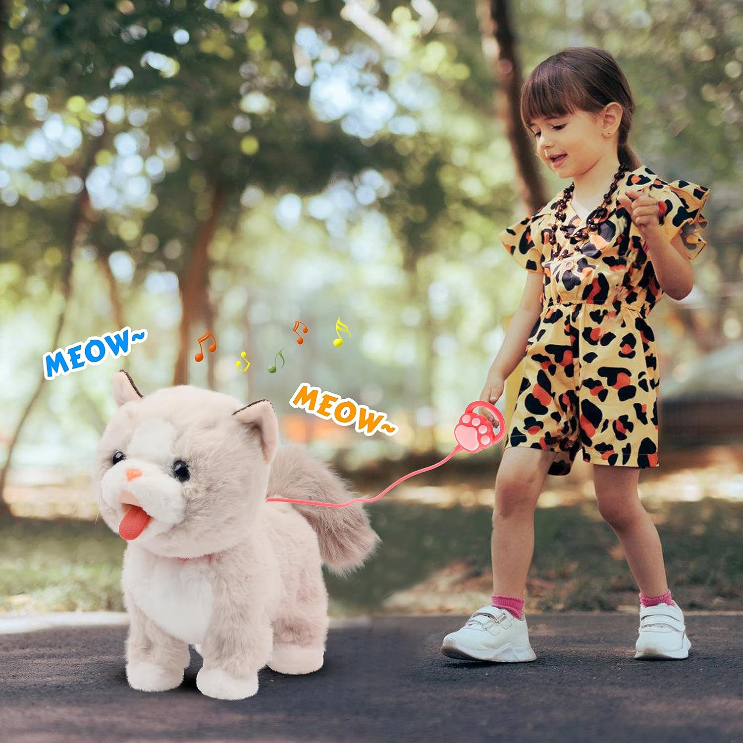 Walking Kitty Plush Toy