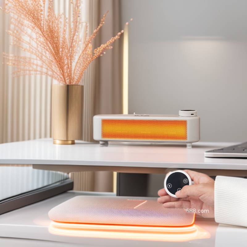 Portable Quiet Ceramic Space Heater with Tip-Over & Overheat Protection