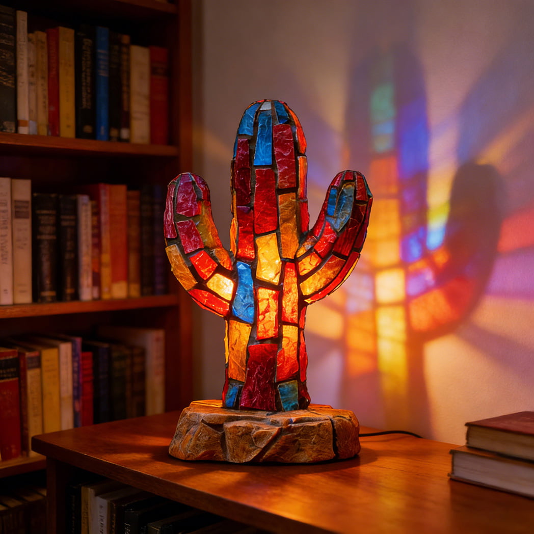 Handcrafted Stained Glass Mosaic Lamps